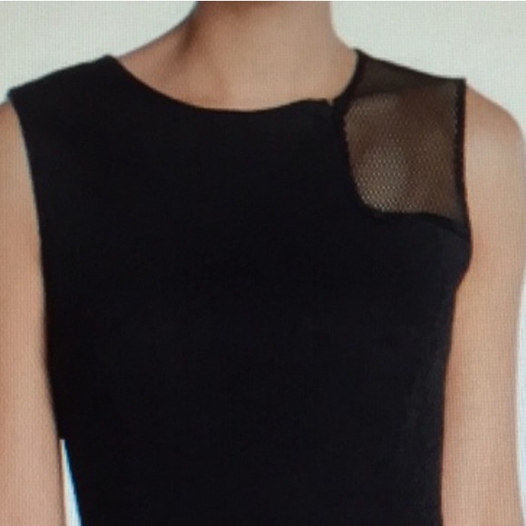 Elie Tahari Herika Dress Black 6 NWT $398 - Picture 4 of 16